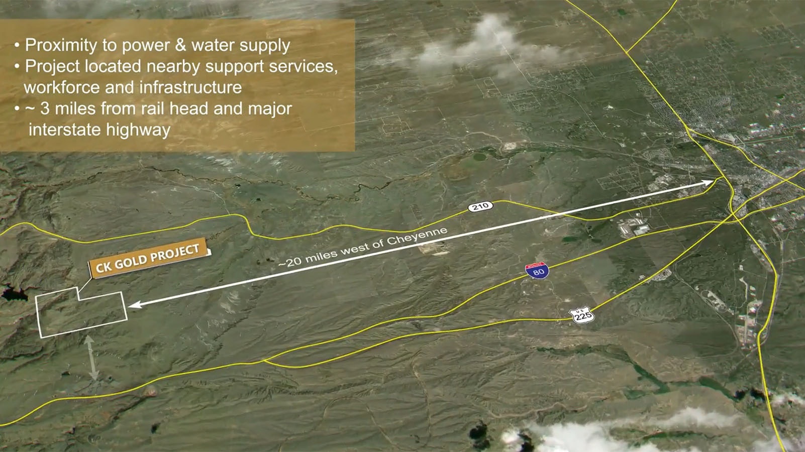 The CK Gold Project west of Cheyenne has all its permits and is “shovel-ready,” the company’s board chairman says. That’s perfect timing with gold selling at record prices and estimates that could add another 1 million ounces to the mine’s production.
