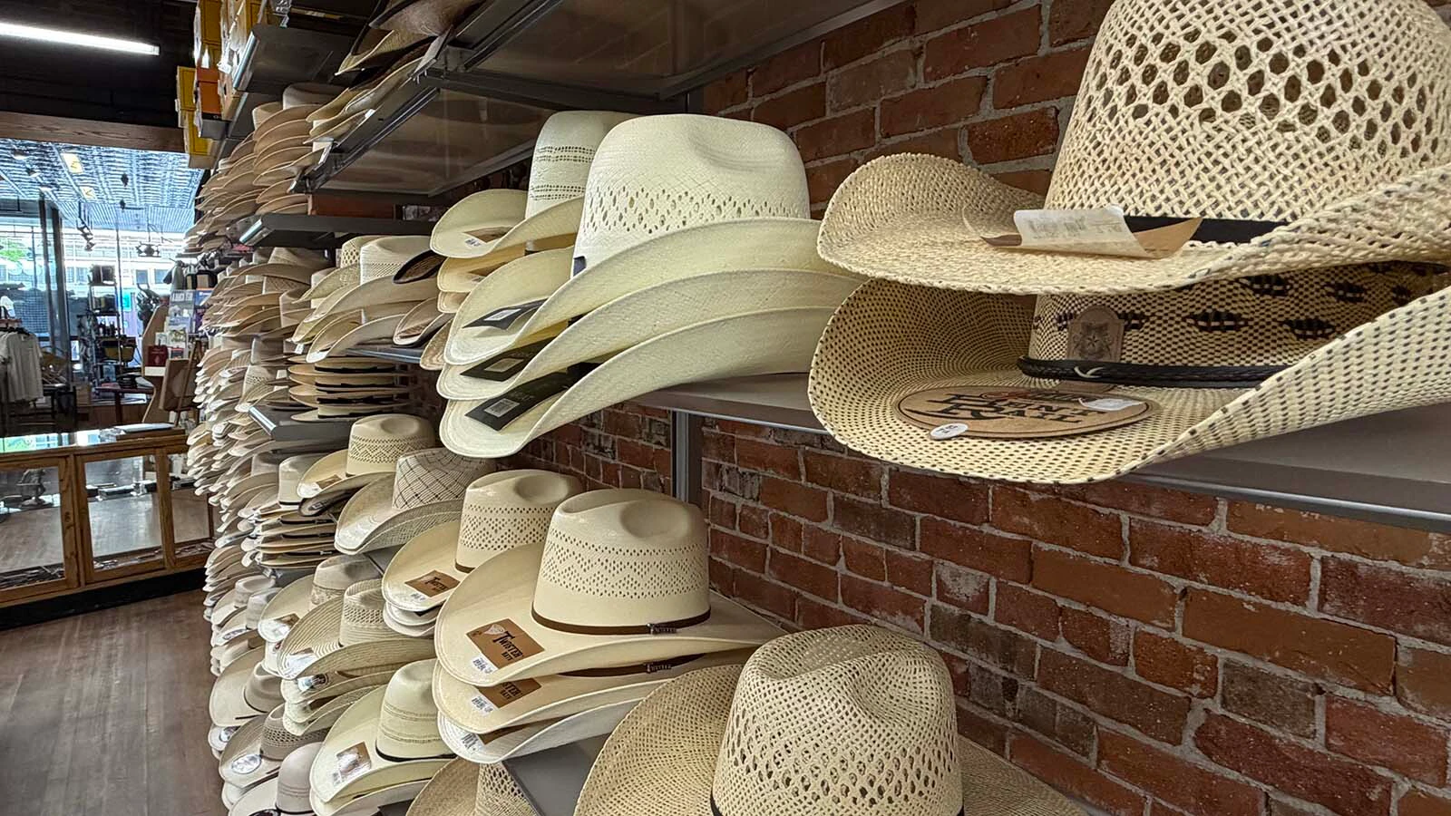 Nobody wants to be caught without a cowboy hat during the College National Finals Rodeo in Casper.