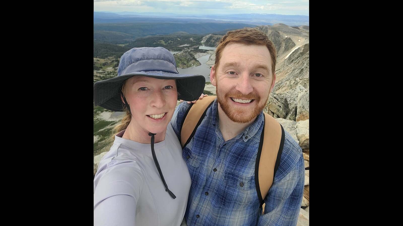 Caitee Cooper of Laramie, Wyoming, pictured with her husband, Dallin, is inspired by Wyoming’s wild beauty to create her contemporary fantasy trilogy, the Portlock series.