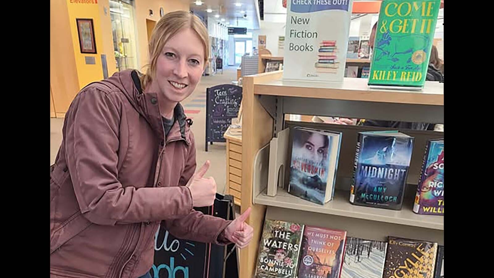 After battling postpartum depression, Caitee Cooper turned to writing fiction. She celebrates her books finding homes in Wyoming bookstores and is getting ready to publish her final book in the series thanks to the help of her fans.