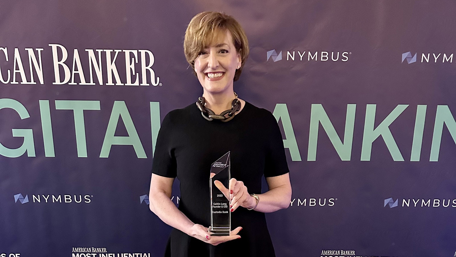 Caitlin Long, CEO of Wyoming-based Custodia Bank, has been named a top three banking innovator.