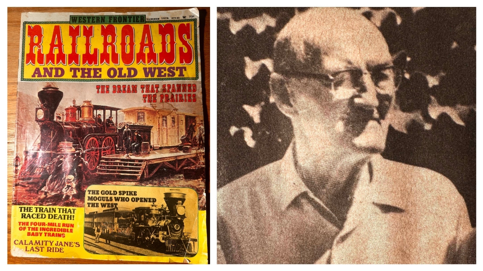 Dick Nelson had been working on the railroad since 1888 and had met many famous passengers during his many decades as a brakesman and conductor. His favorite passenger was Calamity Jane when she boarded his train in 1903. She was destitute and Nelson helped make sure she arrived to her destination safely — and well fed.