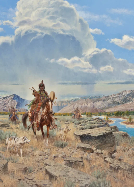 “Calling Thunder, Singing Up a Storm” by John Potter: $19,000