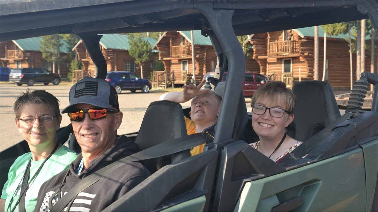 ATV riding is a favorite activies among campers at Camp Courage, a camp devoted to serving Wyoming kids with cancer and tumors.