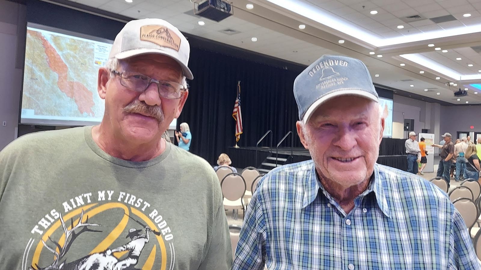 Dave Hutt and Fred Oedekoven believe firefighting has become too political and complicated and wish there were fewer restrictions on landowners.