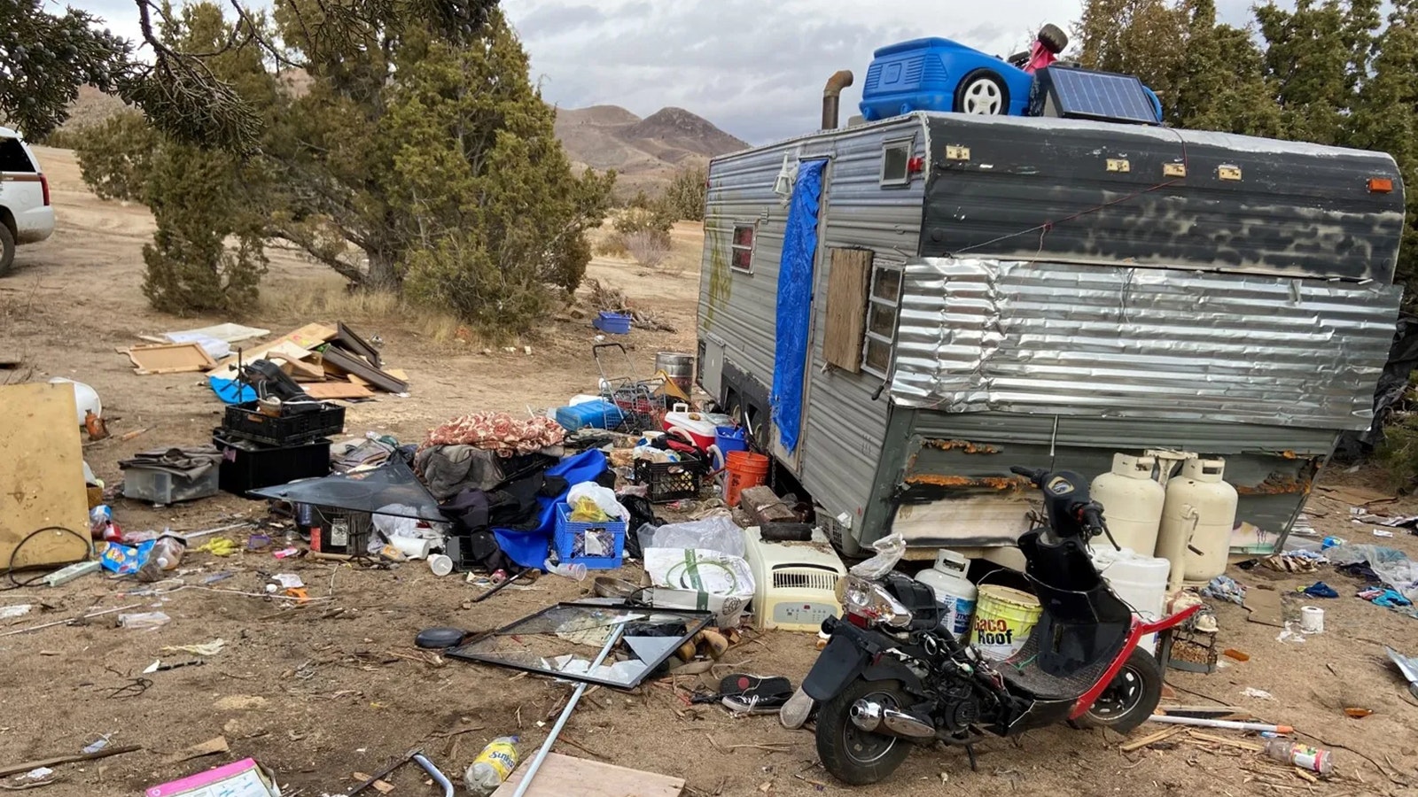 People parking and abandoning campers in national forests has become a problem across Wyoming and the West.