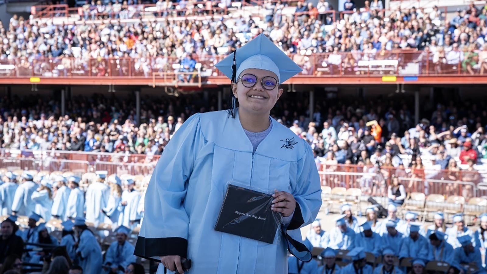 Adelaide Bomberger graduated high school while she still fought against the cancer that threatened her life.