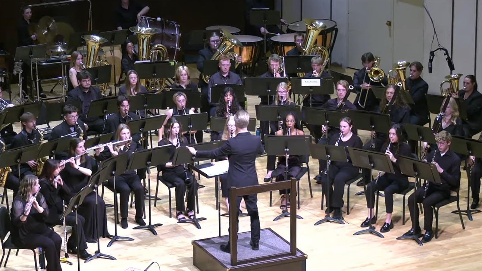 On Nov. 10, 2024, the University of Wyoming Symphonic Band performed “Beyond Her Years,” a musical interpretation of Adelaide Bomberger’s story of dealing with cancer.