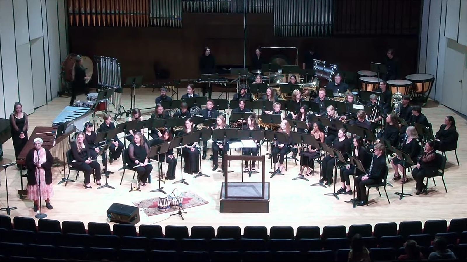 On Nov. 10, 2024, the University of Wyoming Symphonic Band performed “Beyond Her Years,” a musical interpretation of Adelaide Bomberger’s story of dealing with cancer.