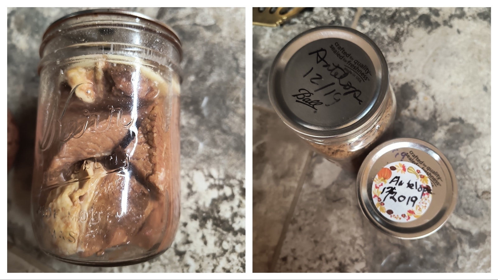 Pine Bluffs residents Warren Wittstruck and Ellie Sterman say that canned antelope meat stays fresh and delicious for years.