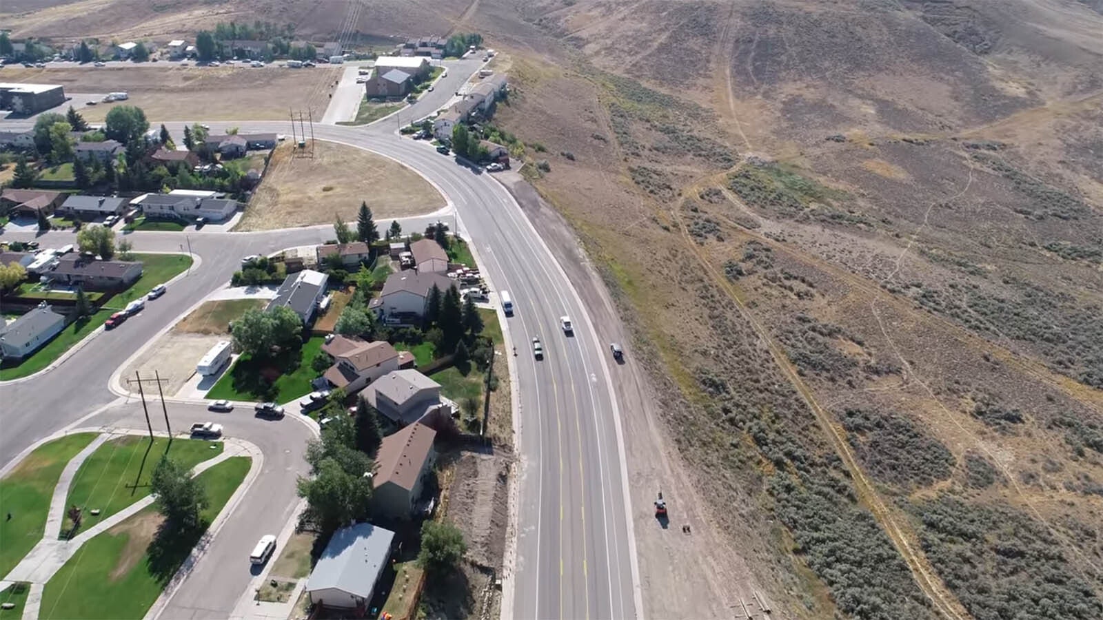 Canyon Road in Kemmerer is where the Canyon Road Development is progressing to bring more housing to accommodate thousands of expected workers.