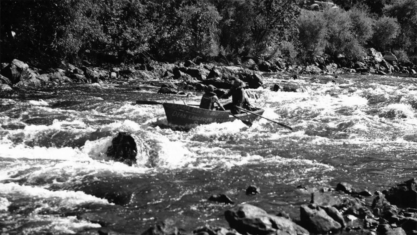 By 1951, the white-water race in the Wind River Canyon had attracted national attention. Dean Langford from Klamath, California, competed in the race and told reporters that it was one of the toughest courses he had raced.