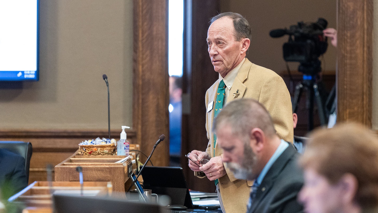 If passed, a new rule would bar press from the hallways around the Senate and House floor chambers in the Wyoming Capitol during the legislative session. That would mostly impact press photographers who use the hallways for access to capture images of the meetings.