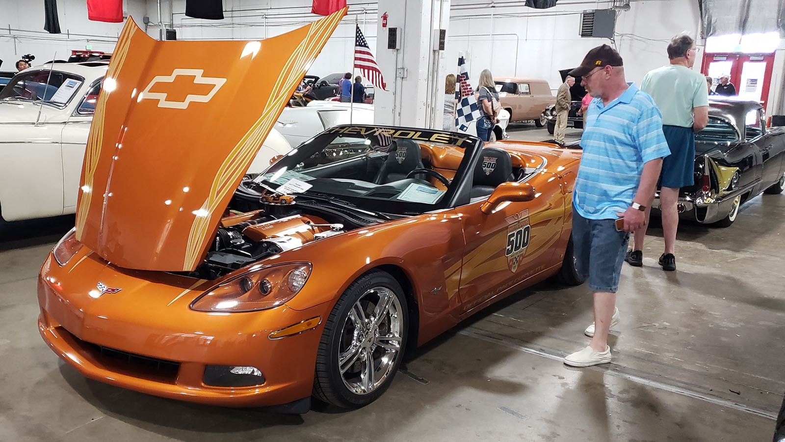 This 2007 Corvette Indy 500 owned by Steve Melius was getting some attention during the Cars, Cigars and Guitars event.