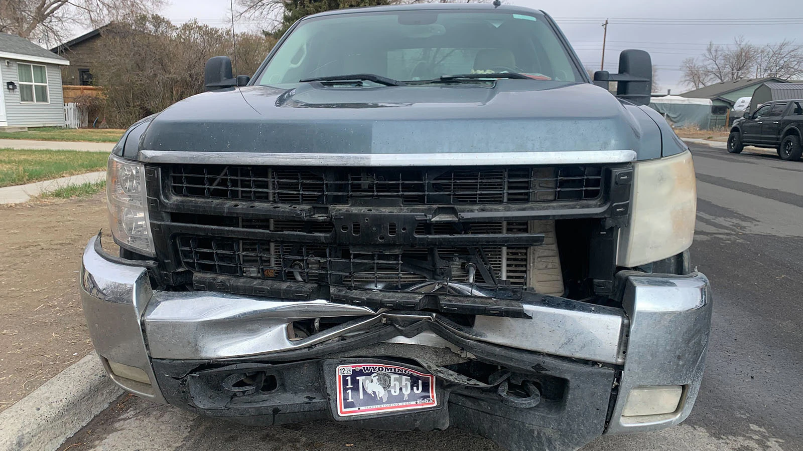 Powell resident Pete Pepping says he did everything he could to avoid hitting a 200-pound dog on Highway 14A on Monday. Although some on social media say he left it "there to die," he said he "pulled over right away. I was freaking out. I called 911."