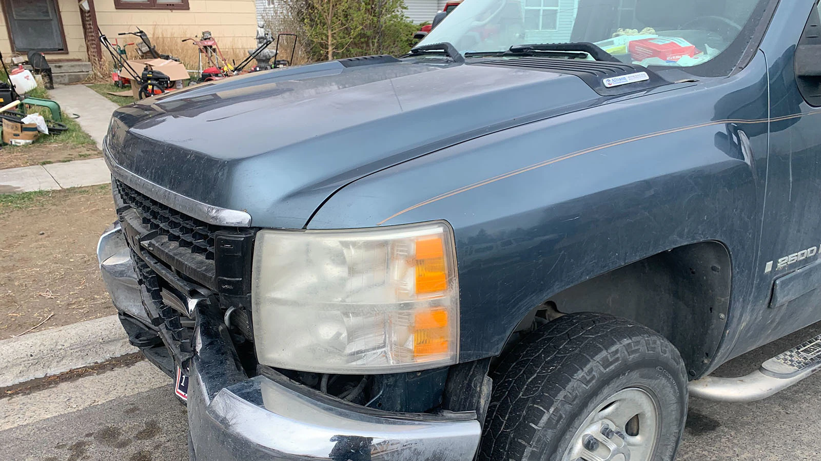 Powell resident Pete Pepping says he did everything he could to avoid hitting a 200-pound Great Dane/mastiff mix on U.S. Highway 14A. He refutes claims by commenters who accuse him of “leaving the dog there to die."