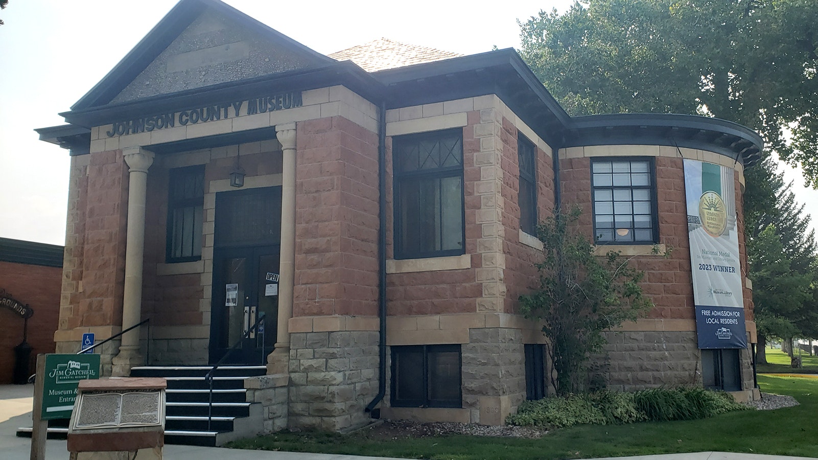 What serves now as the Carnegie Wing of the Jim Gatchell Memorial Museum in Buffalo was built in 1909 as a Carnegie library out of native sandstone. It's one of 10 remaining Carnegie libraries in Wyoming.