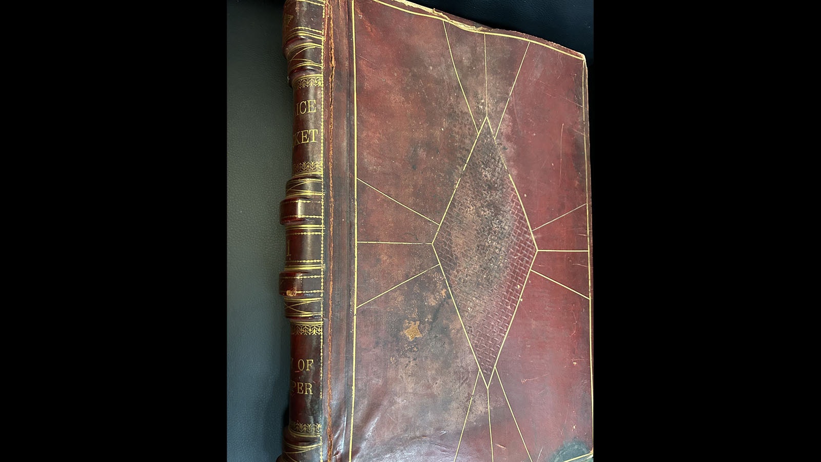 The 120-year-old Casper police docket book someone donated to a local thrift store.