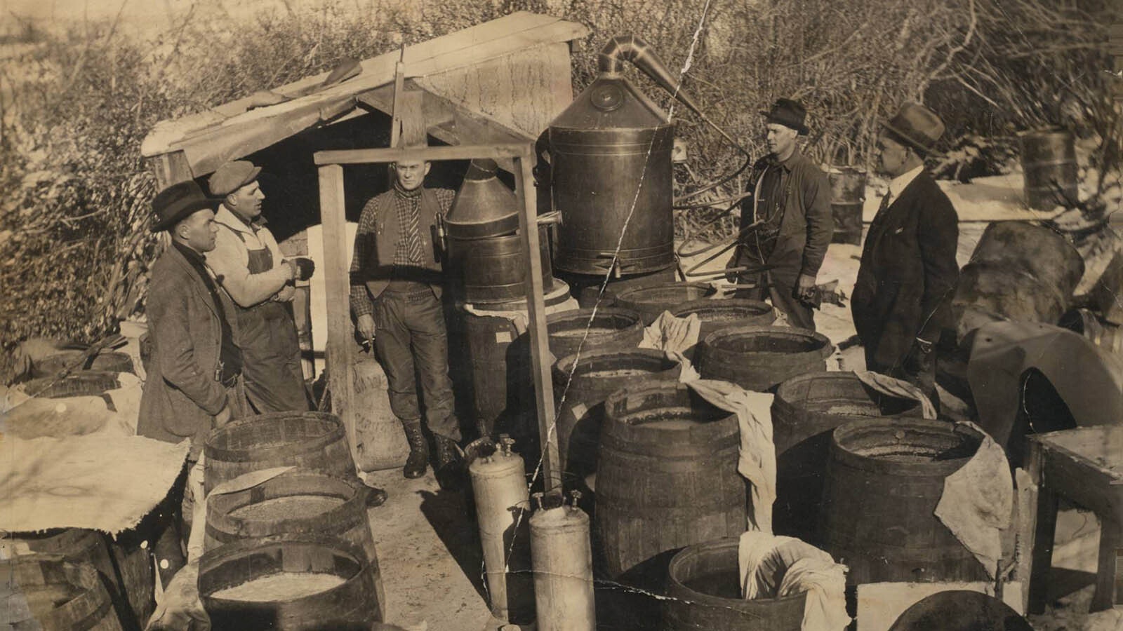 A raid on a bootleg liquor operation shows how bootleggers in Natrona County practiced their craft.