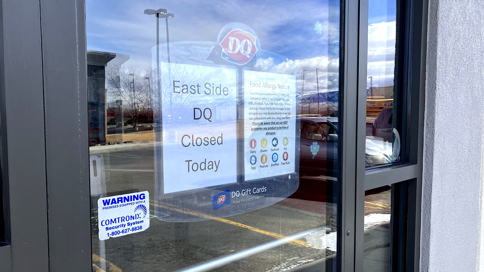 Casper’s eastside Dairy Queen remained closed to customers Monday following the accidental discharge of a weapon on Sunday night.