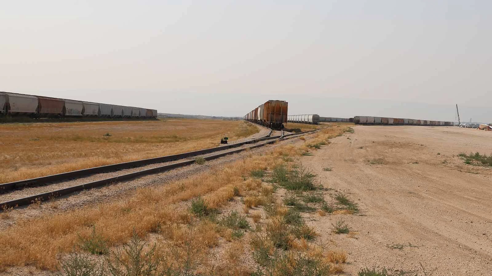 The Wyoming Railroad’s Casper rail yard has 18 different tracks that during its peak had 500 rail cars a month going through it.