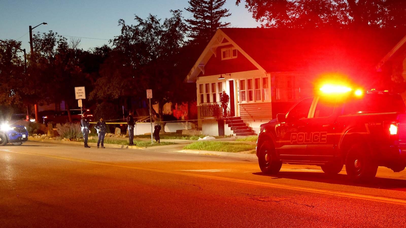 Casper police investigating a shooting Friday evening that sent two people to the hospital.