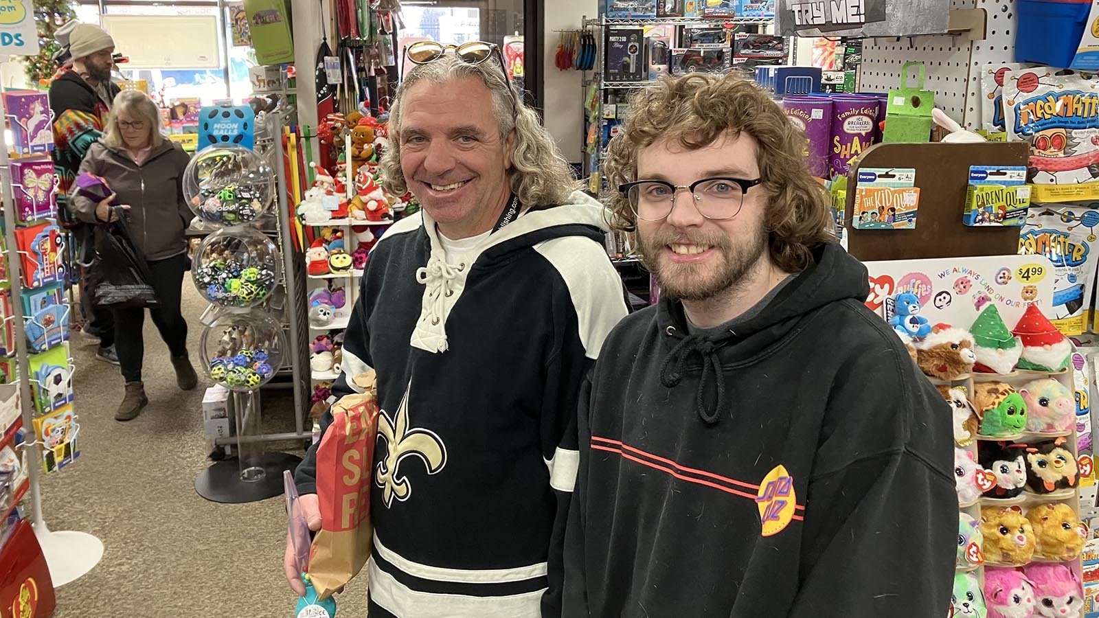 Aaron and Cael Yeigh were looking to hit a lot of stores in a short amount of time as they closed out their Christmas shopping.