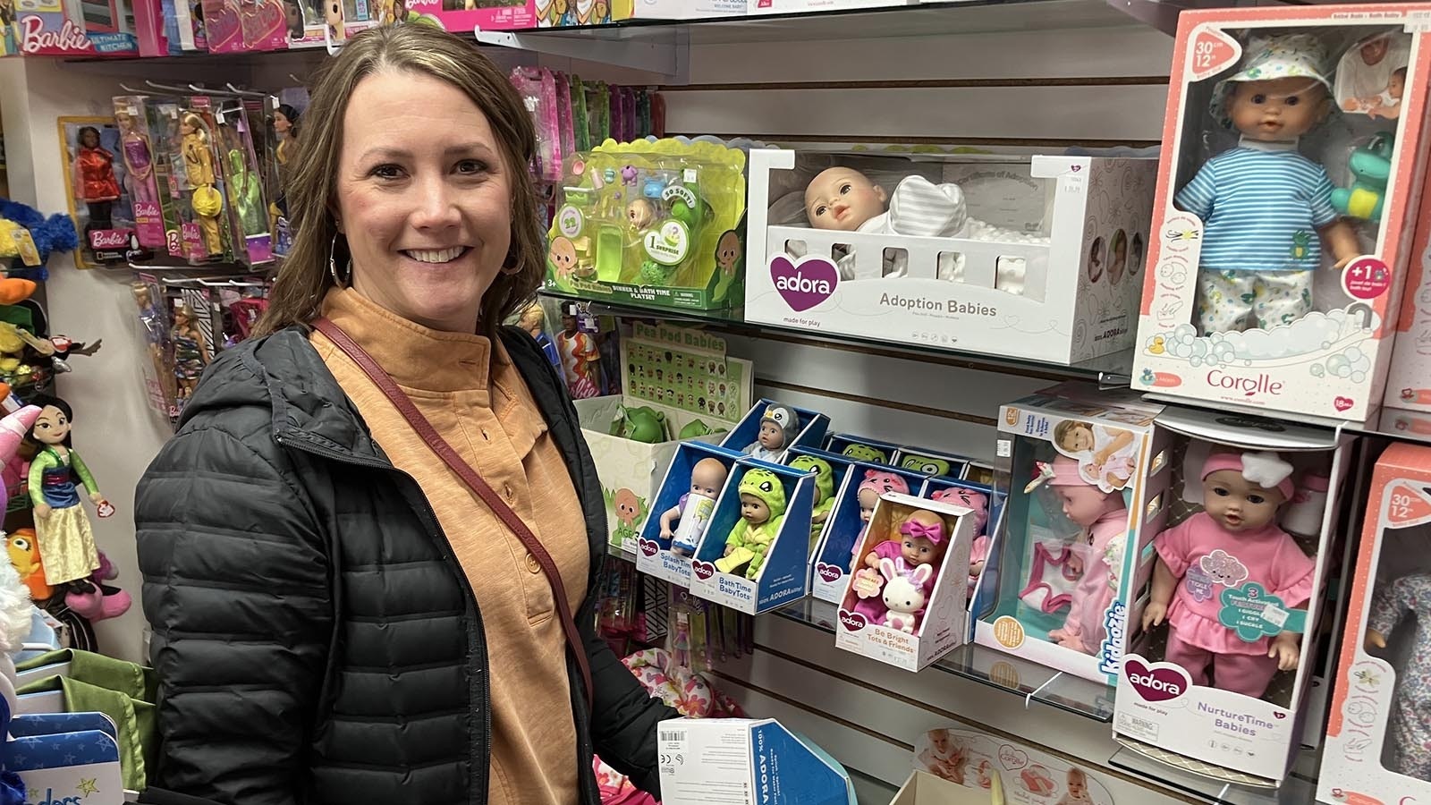 Nicole Oyloe said she was shopping for little cousins on Monday. She enjoyed shopping at Toy Town because she likes to support local businesses.