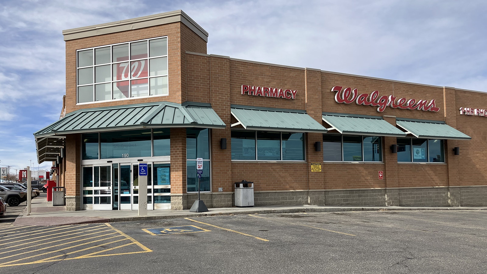 The Casper Walgreens store that was robbed of drugs by three men from California in May 2023.