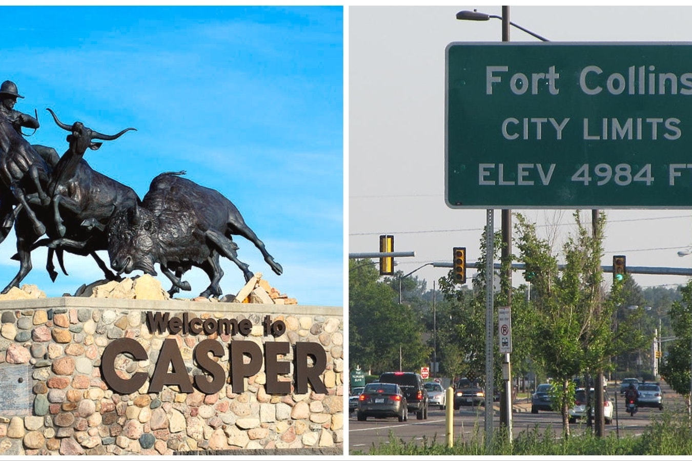 The communities of Casper, Wyoming, and Fort Collins, Colorado, are connected by more than 222 miles of Interstate 25. Fort Collins was named for Lt. Col. William O. Collins and Casper for his son, 2nd Lt. Caspar Collins.