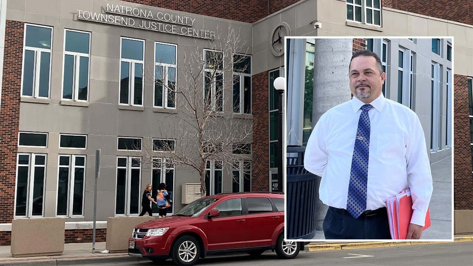 Defense attorney Steven Mink represents a 16-year-old Gillette boy who could get up to 25 years in prison if convicted on multiple felony charges following a Casper crime spree involving stolen guns, cars, and a 100 mph chase. He pleaded not guilty to the charges Friday.