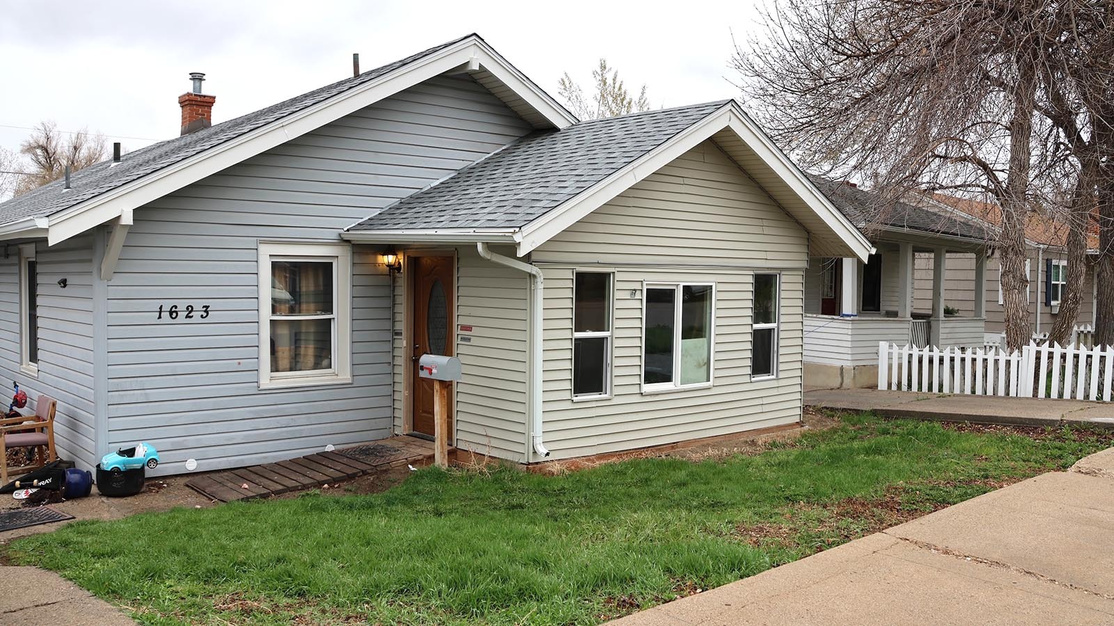 The home where a Casper woman was shot and killed in an altercation with police in April 2025.