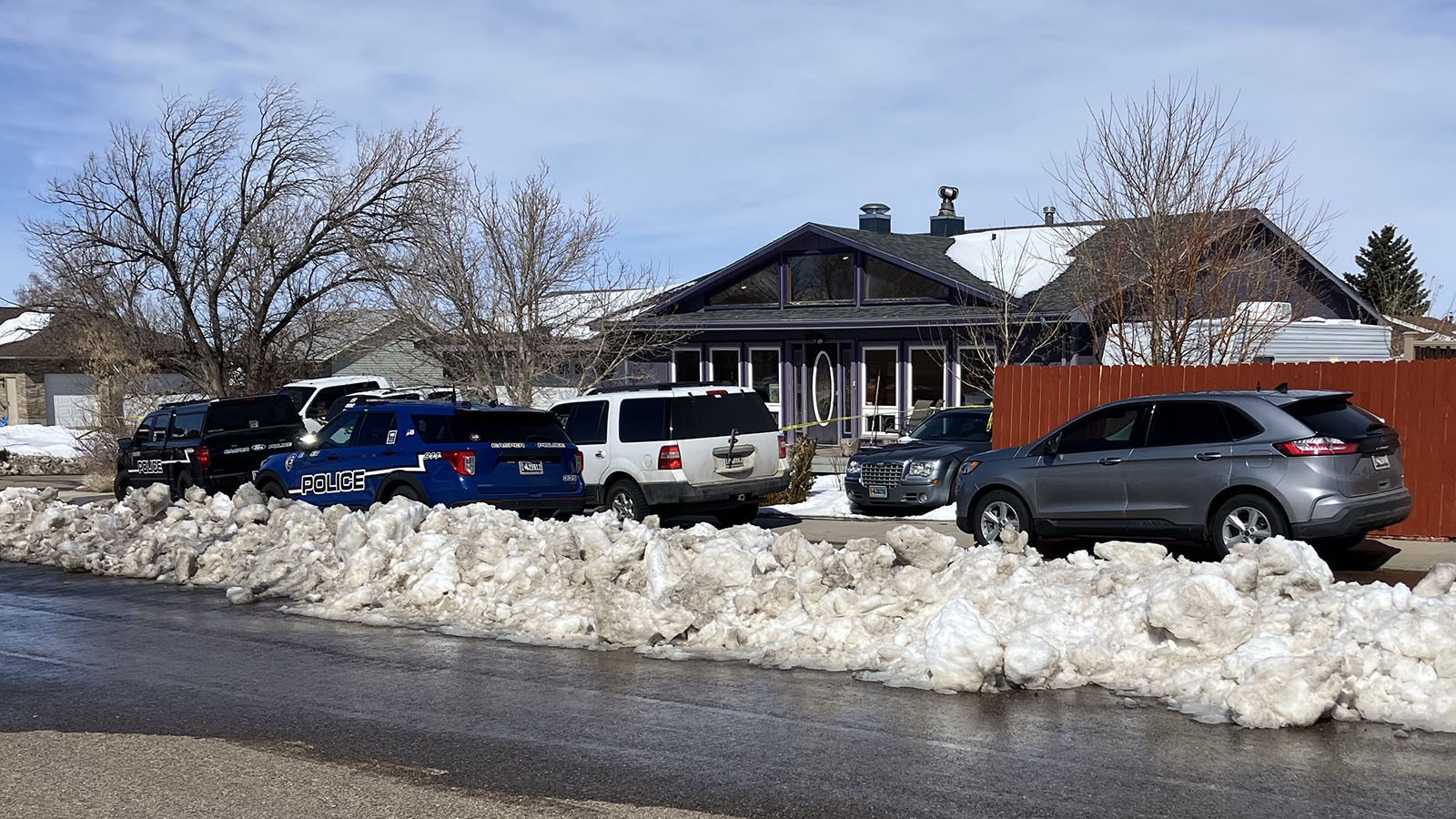 A 47-year-old man was shot to death during what police report was a family altercation at this house on 53rd Street in Casper on Saturday, March 8, 2025.