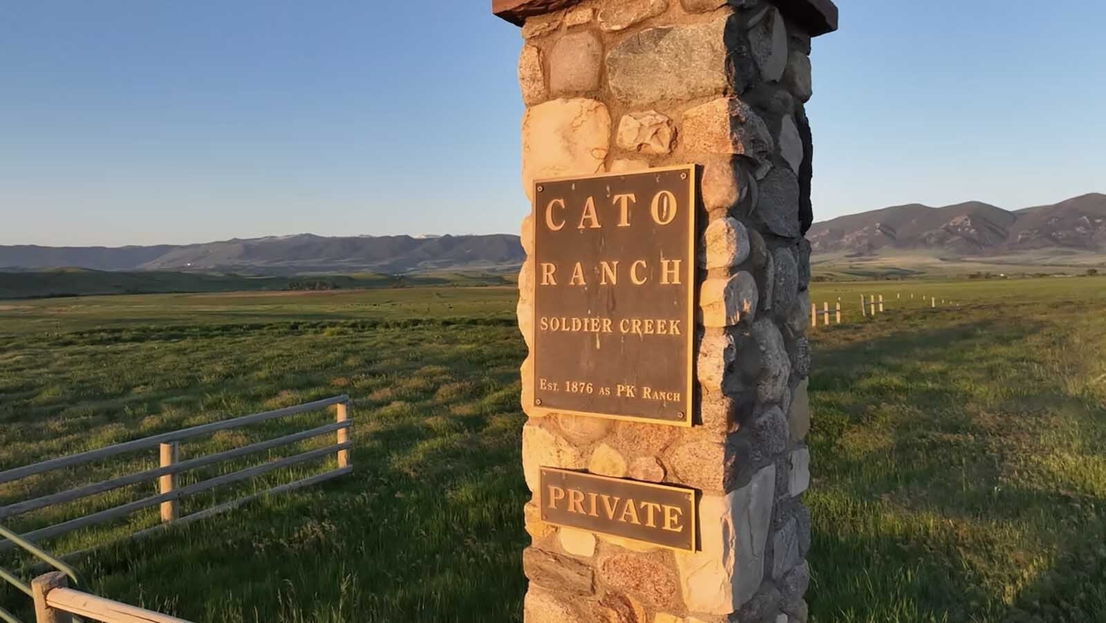 The historic Cato Ranch on Soldier Creek near Sheridan, Wyoming, was once known as the P.K. Ranch.