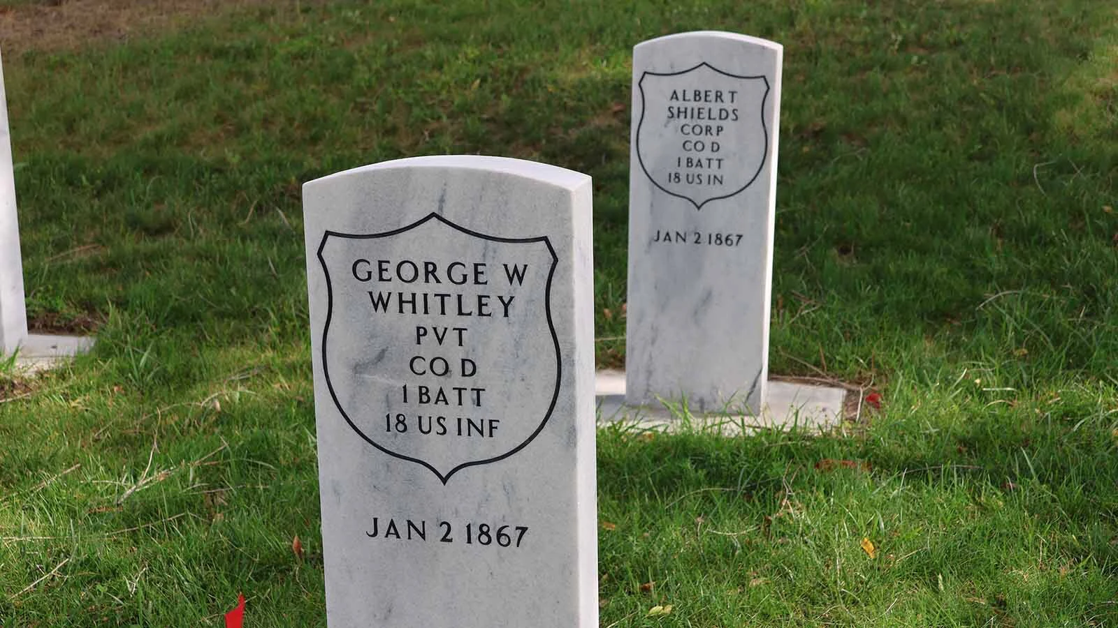 Among the soldiers who died during their tour of duty at Fort Caspar were members of U.S. Infantry units. Some of the soldiers previously were Confederate Army POWs who gave an oath to the country and were sent to the West. 