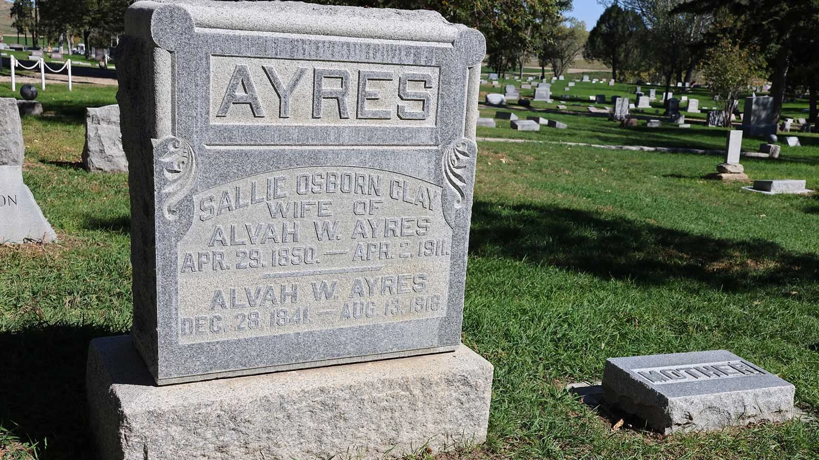 Alvah Ayres original ranch west of Douglas contained the natural bridge that was named after him. The bridge land deed was turned over to the county in 1920.