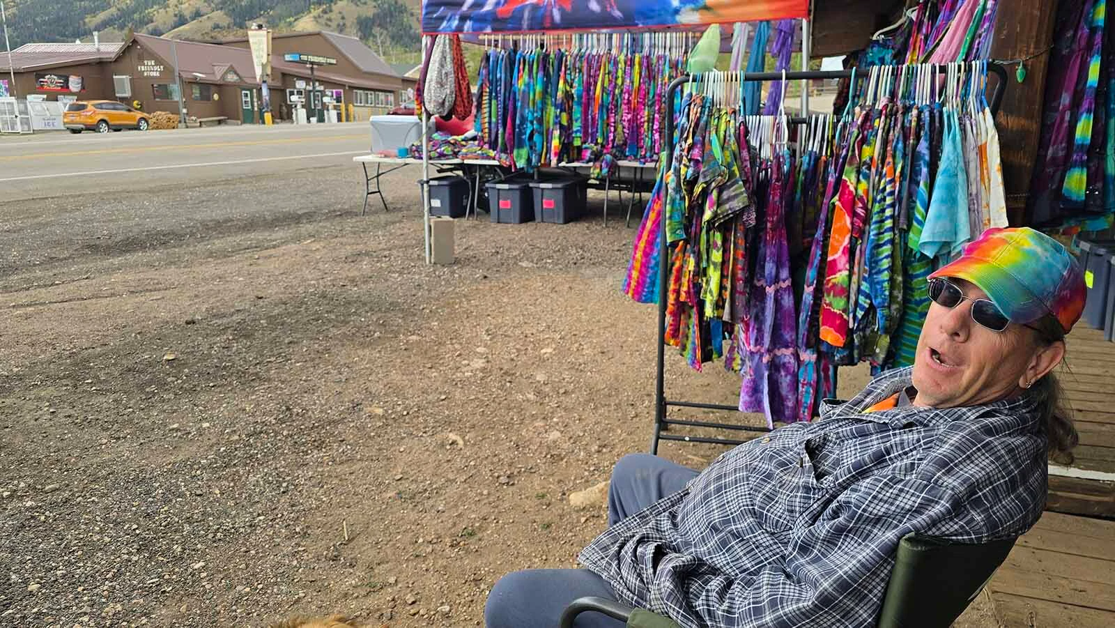 Kevin Otstot calls himself the man who tie-dyed Centennial. It's a technique he brought to the mountain in 1993, and is one of the ways he makes ends meet in the small mountain community that's celebrating its 150th anniversary.