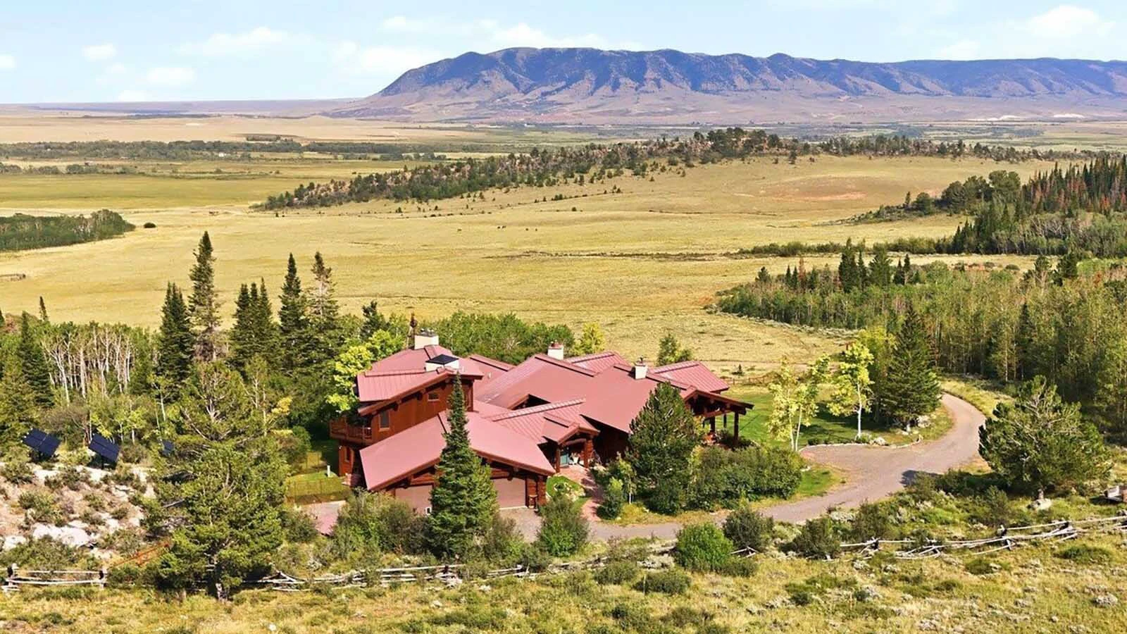 Cross Creek Ranch is a 372-acre spread that offers Jackson Hole-level luxury in the Snowy Range near Centennial. It is publicly listed for the first time at $7.7 million, while comparable home in Jackson would run about $30 million.