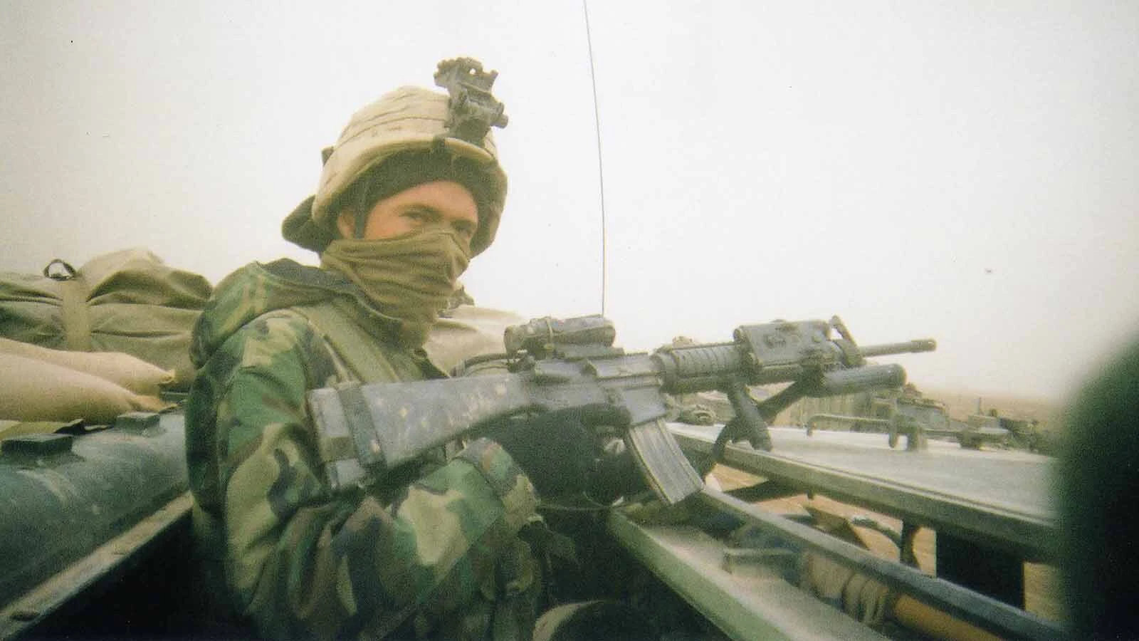 Chad Cassady participated in the Iraq invasion in 2003.