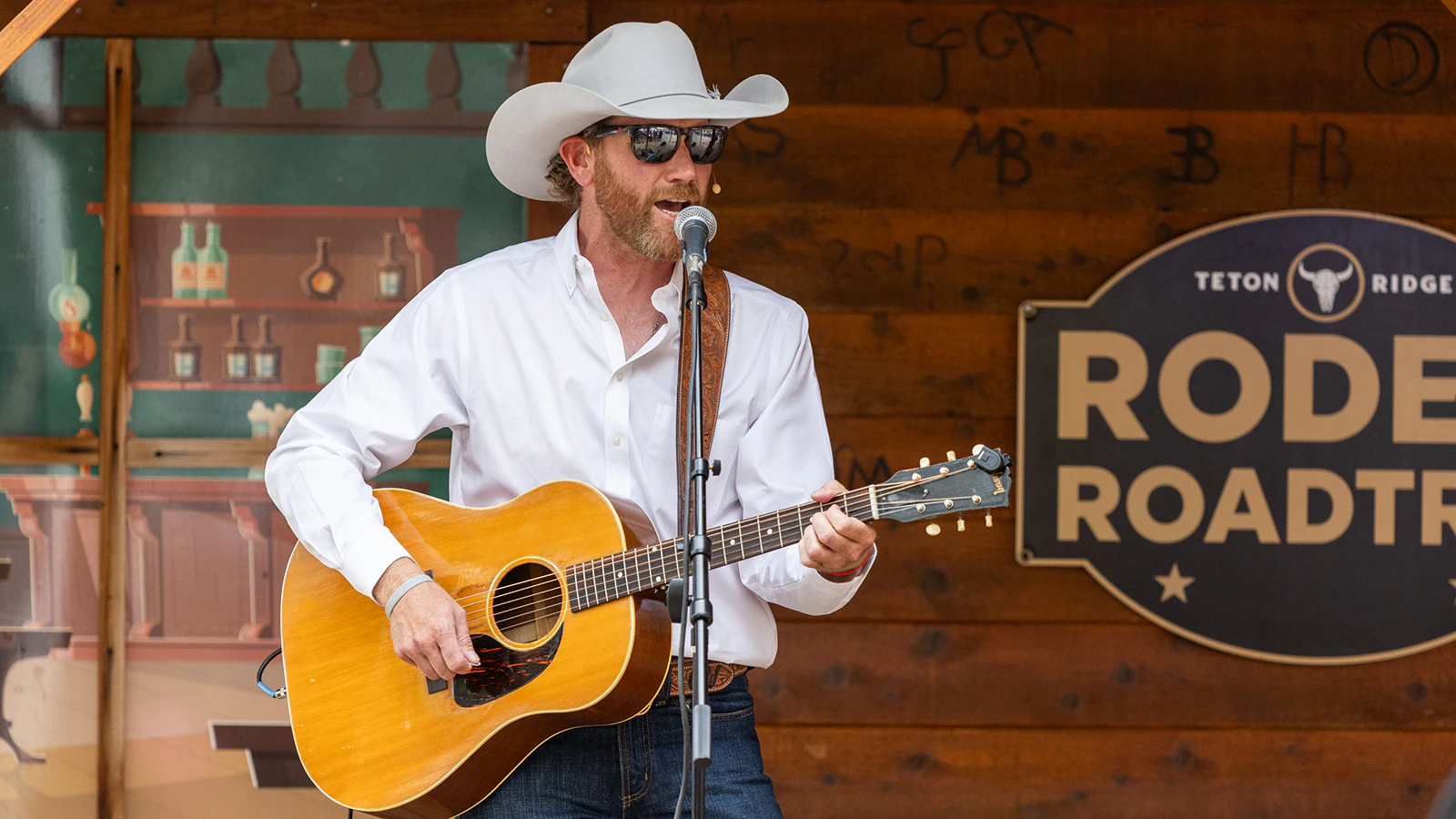 Chancey Williams performs at the 2024 Cheyenne Frontier Days.