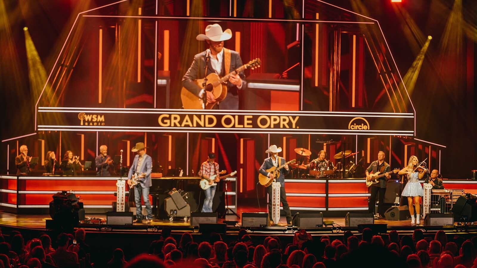 Chancey Williams performing at the Grand Ole Opry.