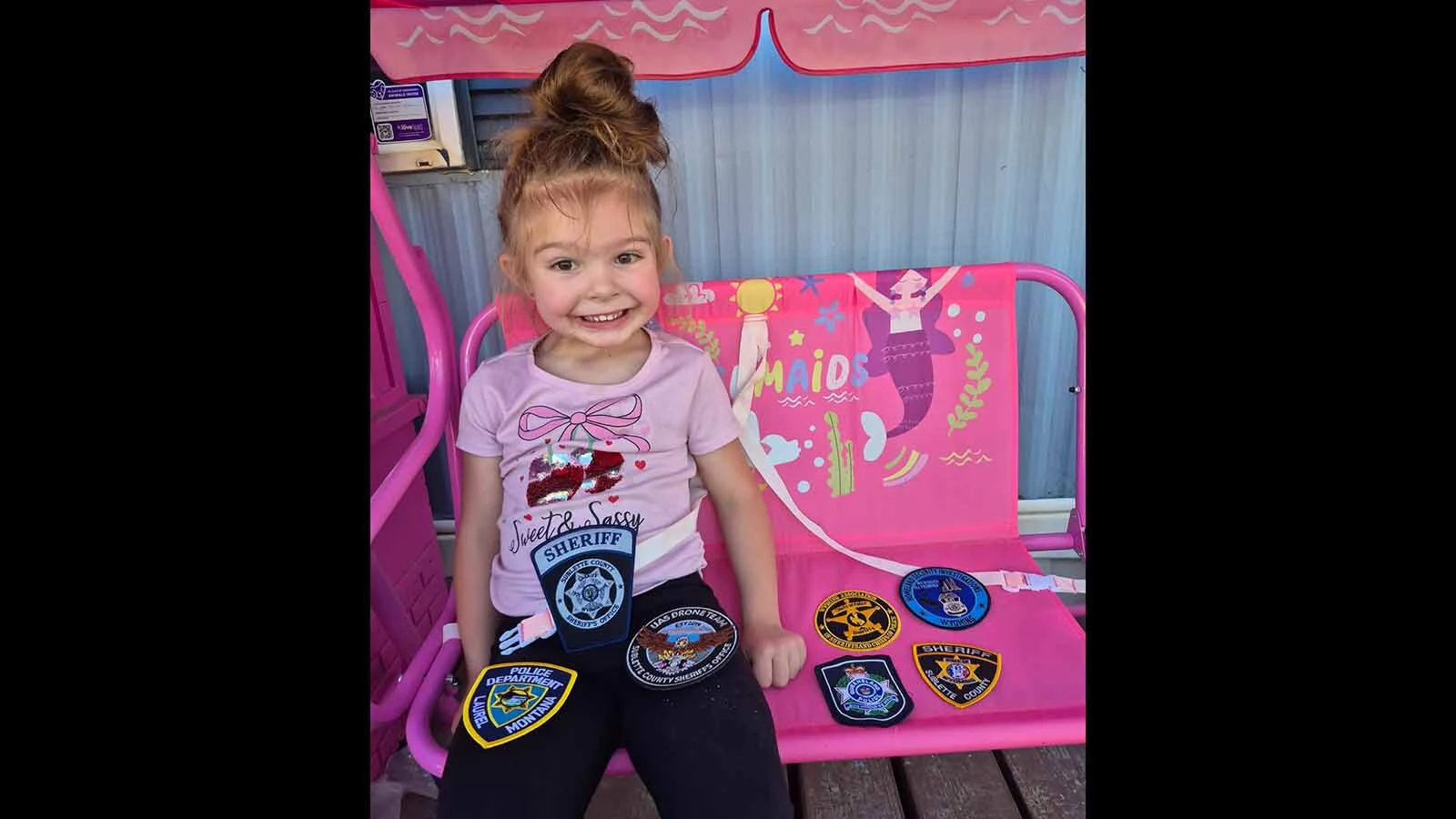 In the month since the Cowboy State Daily told 4-year-old Charlee Lacey's story of collecting “hero patches” from first responders, she’s been flooded with hundreds of them.