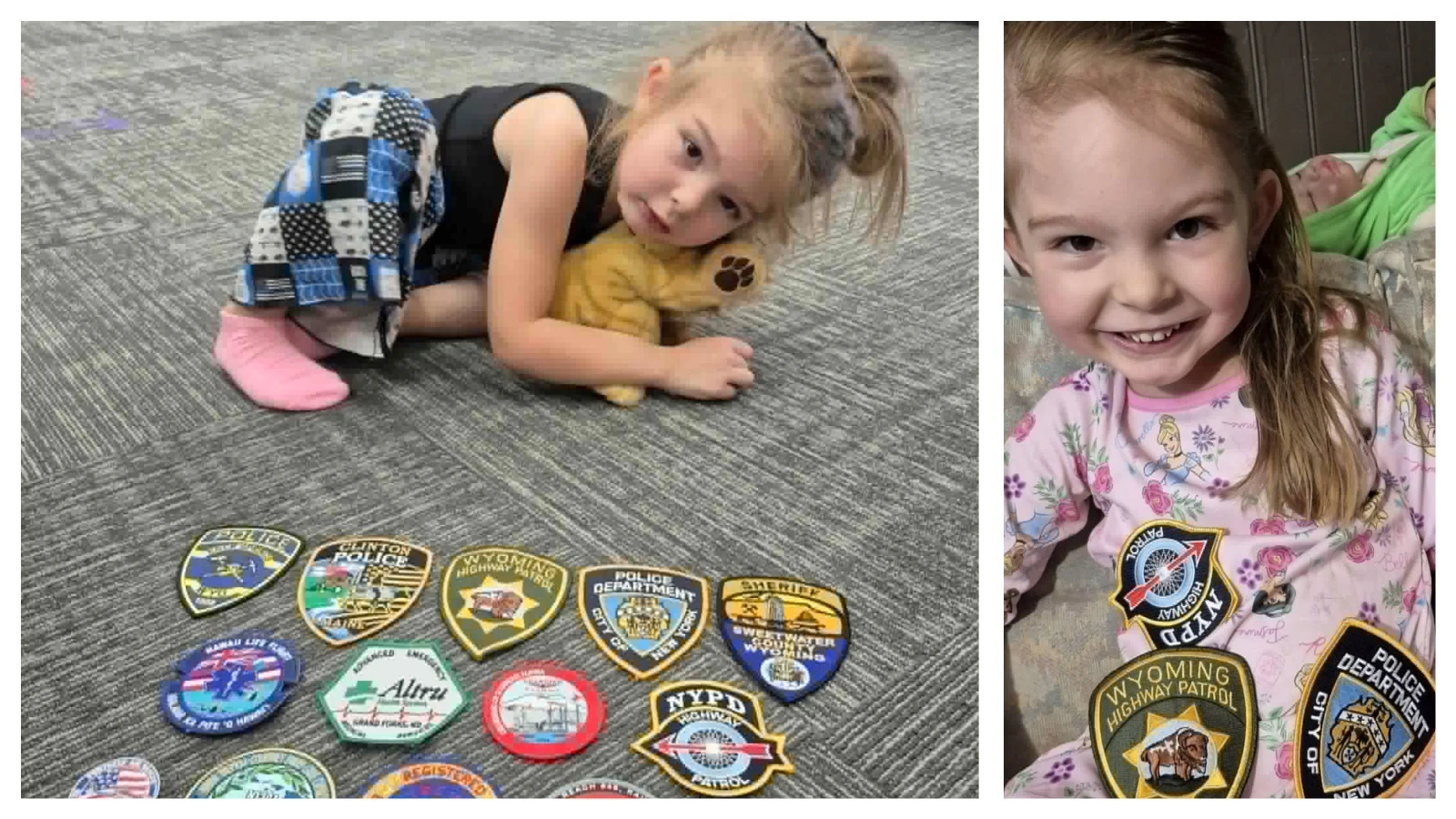 In the month since the Cowboy State Daily told 4-year-old Charlee Lacey's story of collecting “hero patches” from first responders, she’s been flooded with hundreds of them.