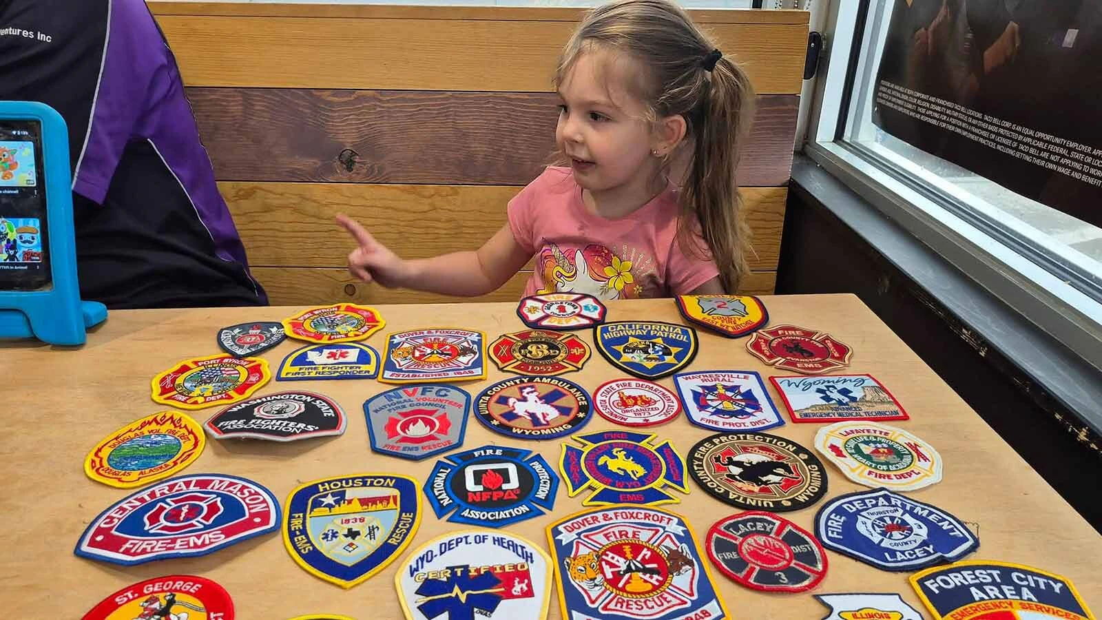 In the month since the Cowboy State Daily told 4-year-old Charlee Lacey's story of collecting “hero patches” from first responders, she’s been flooded with hundreds of them.
