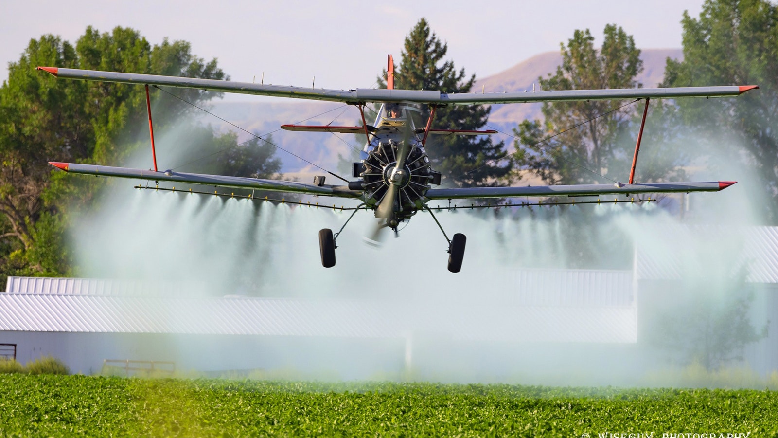 People around Powell, Wyoming, know Charles Orville Moore even if they don't know him. He's the guy who's been spraying crops forever.