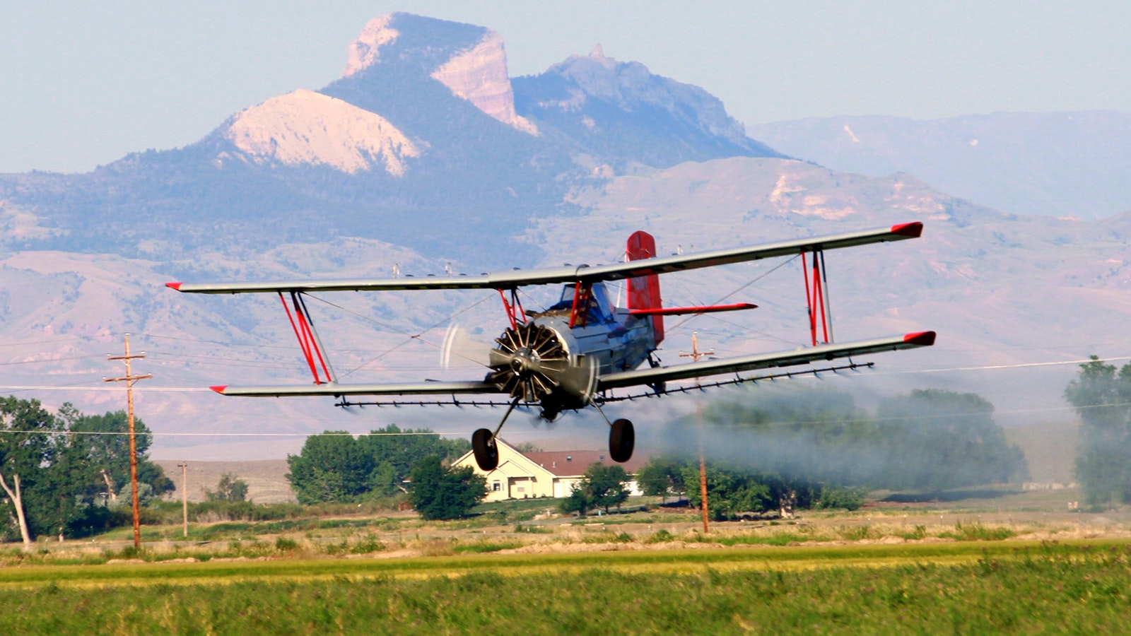 People around Powell, Wyoming, know Charles Orville Moore even if they don't know him. He's the guy who's been spraying crops forever.