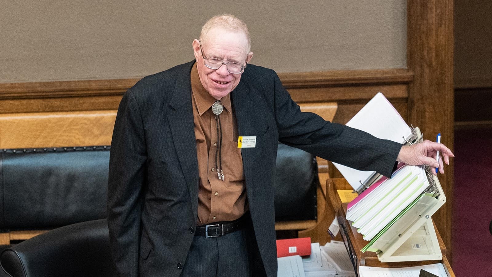 State Sen. Charlie Scott, R-Casper, was first elected to the Wyoming Legislature in 1979. He's running for reelection for a 14th term this year.