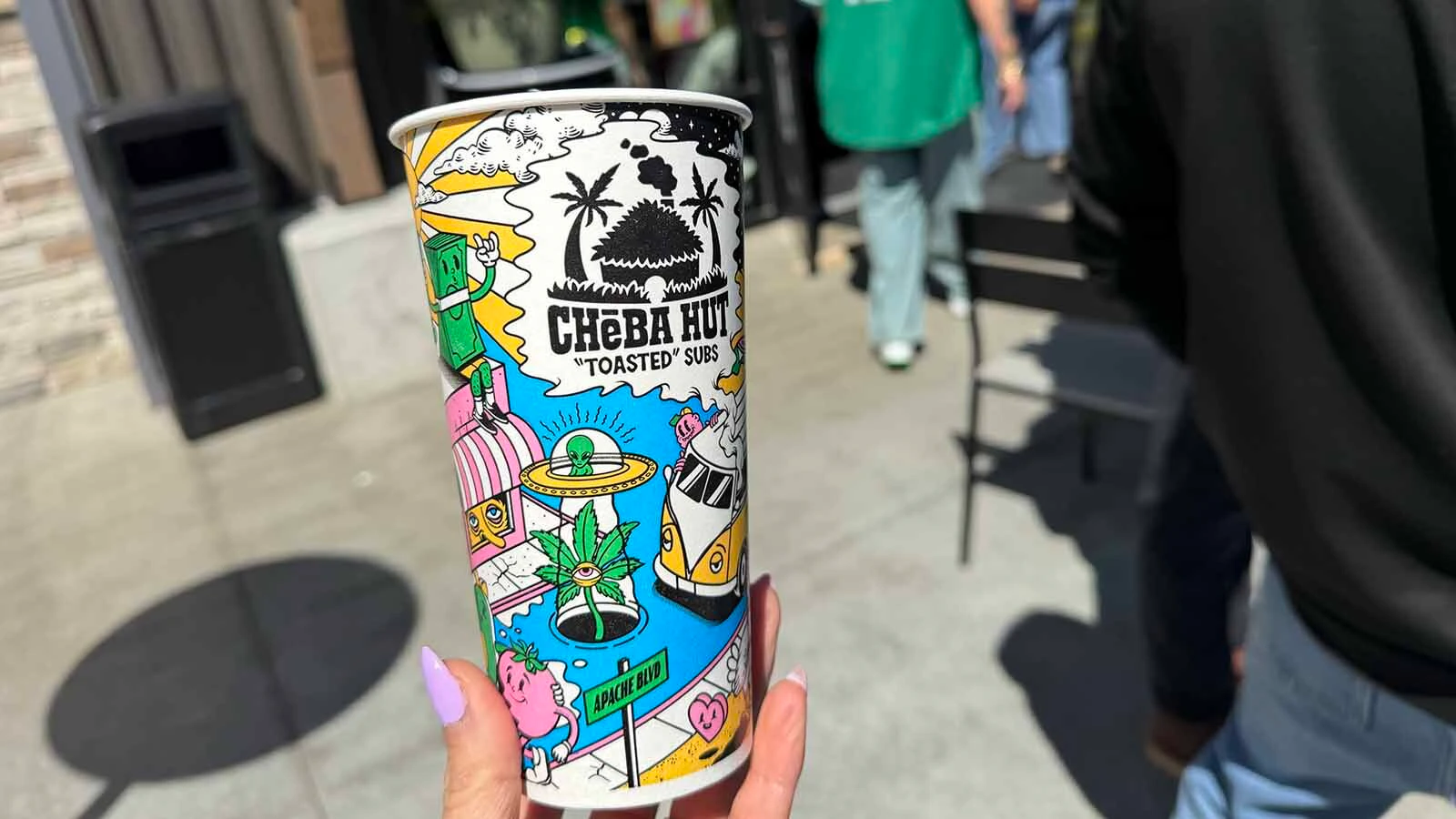 A weed-themed sandwich shop opened in Casper, Wyoming, on Friday, where marijuana possession can lead to jail time. "I feel the fact that it’s a little taboo” is part of the draw, says the manager.