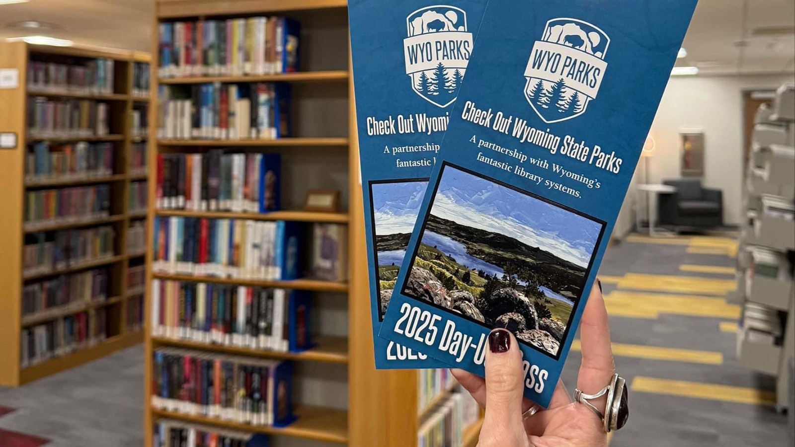 Free state park day passes are available for check out at libraries around Wyoming.