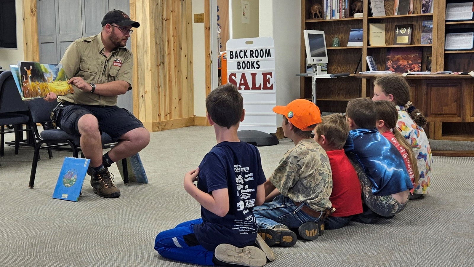 Wyoming State Parks pairs with libraries for in person events as well including Read to a Ranger.